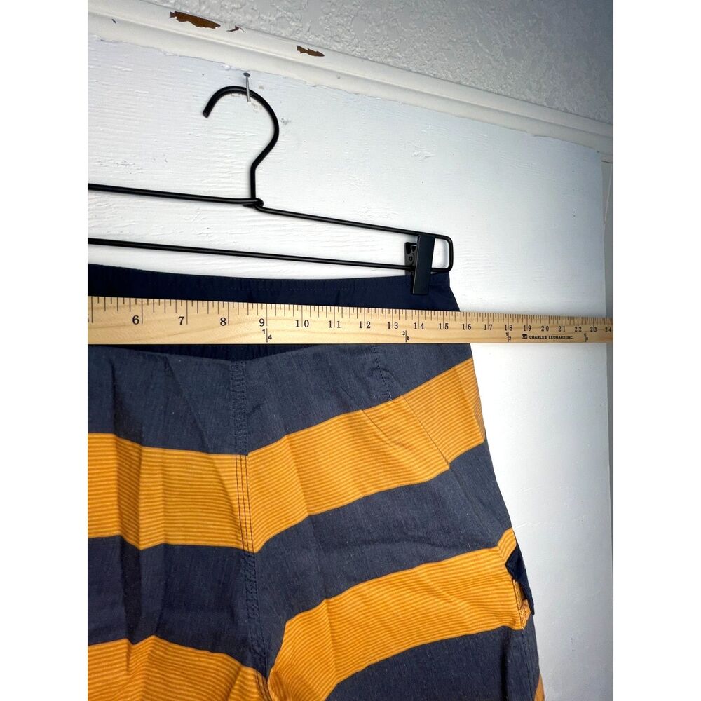 Quiksilver Swim Trunks Men’s Size 29 Yellow Navy Stripe Board Shorts Surfwear - Picture 12 of 12
